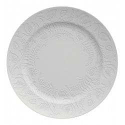 Prato 20,5cm Para Sobremesa Folk Porcelana Germer